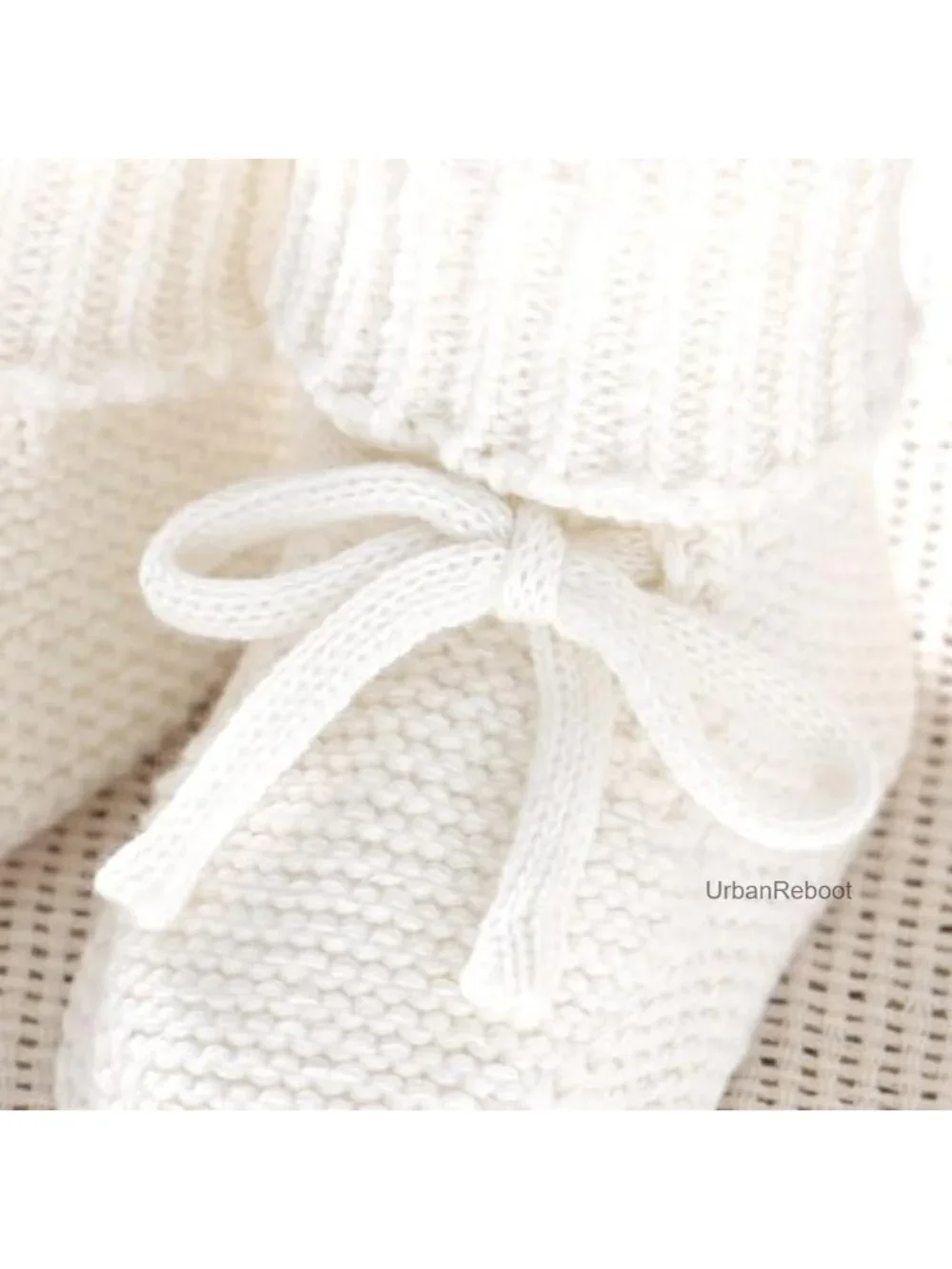 Baby Booties Cotton Knit Socks, Newborn Infant Toddler Shoes, Soft Crochet,